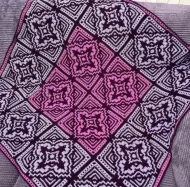 19 May 25 - Deruta Tiles by Svetlana Grebennikova - Crochet Blanket - 7 week online course with support - ADVANCED