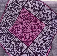 19 May 25 - Deruta Tiles by Svetlana Grebennikova - Crochet Blanket - 7 week online course with support - ADVANCED