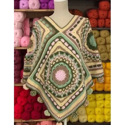 21 Apr 25 - Dreamcatcher Crochet Poncho or Blanket - 8 week online course with support - ADVANCED