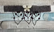 Handmade Beadwoven Butterfly Choker