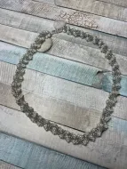 Handmade Beadwoven Twisted Pearl Necklace