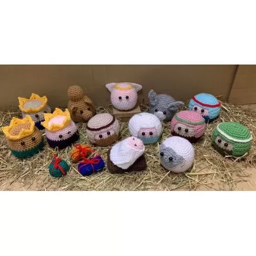 20 Oct 25 - Crochet Nativity Scene - 5 week online course with support - INTERMEDIATE