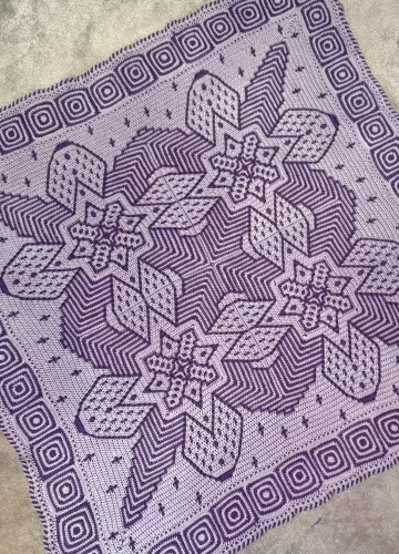 5 May 25 - Northern Star Crochet Blanket - 12 week online course with support - INTERMEDIATE