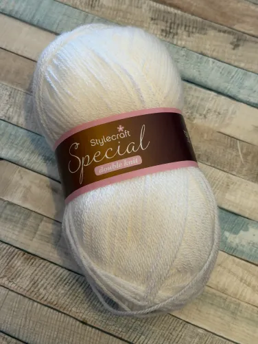 White - Stylecraft Special DK Yarn - Shade 1001